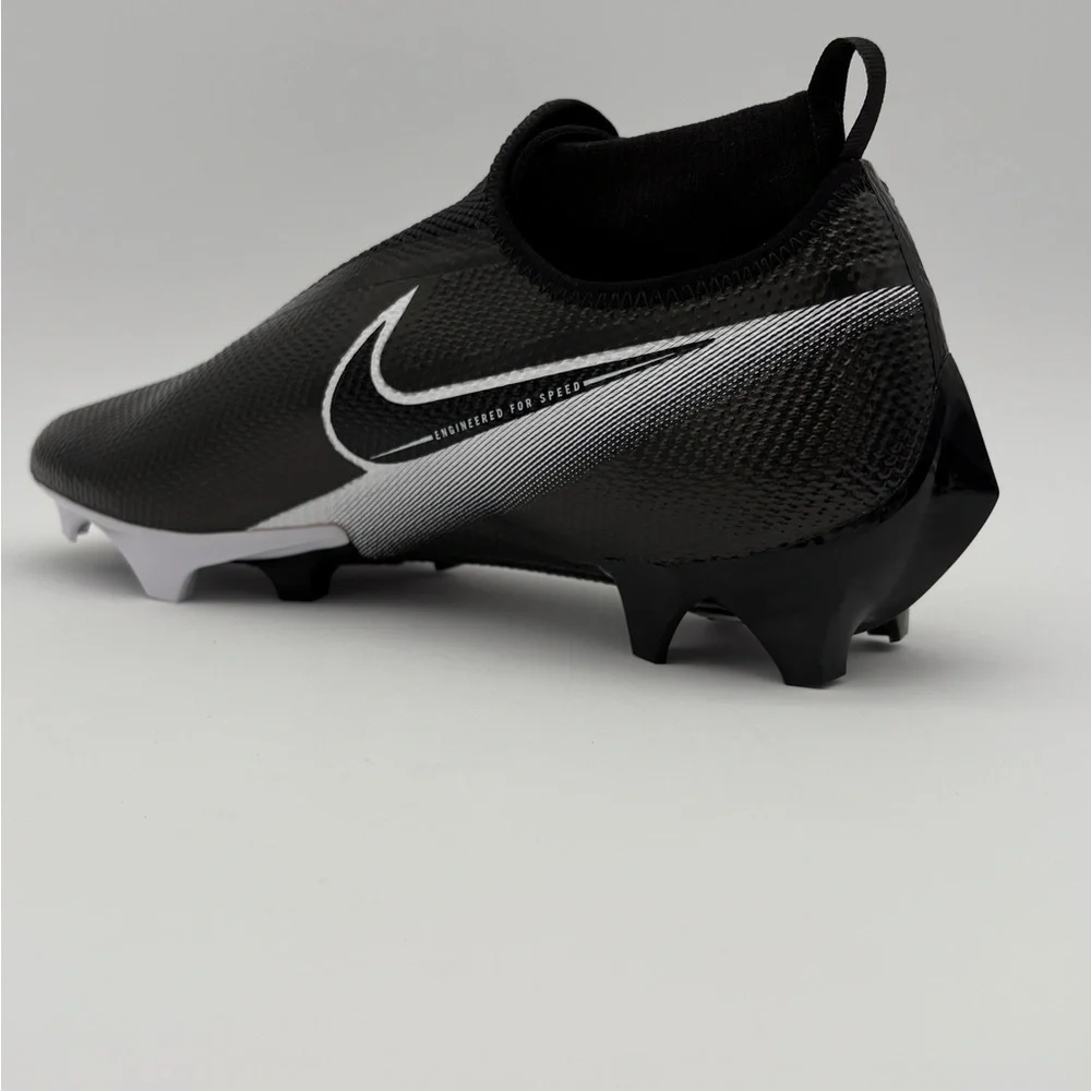 NWOT Men's Size 12 Black And White Nike Vapor Edge Pro 360 WD Football Cleats - Picture 6 of 14